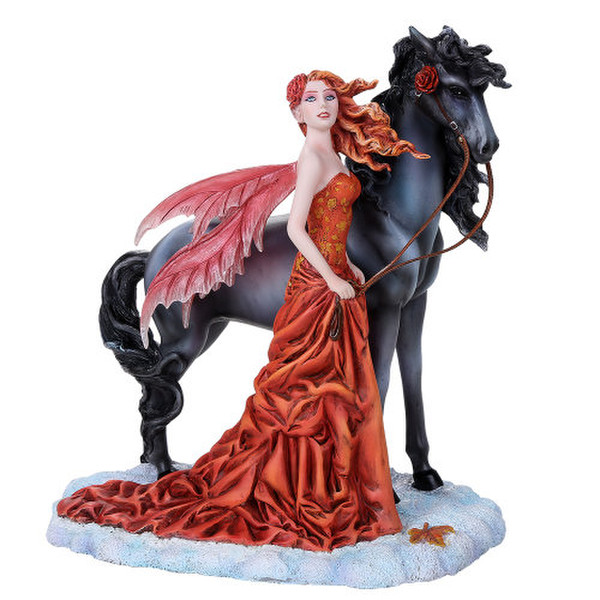 Echoes Fairy Horse Statue Nene Thomas Crimson Black Steed Artwork